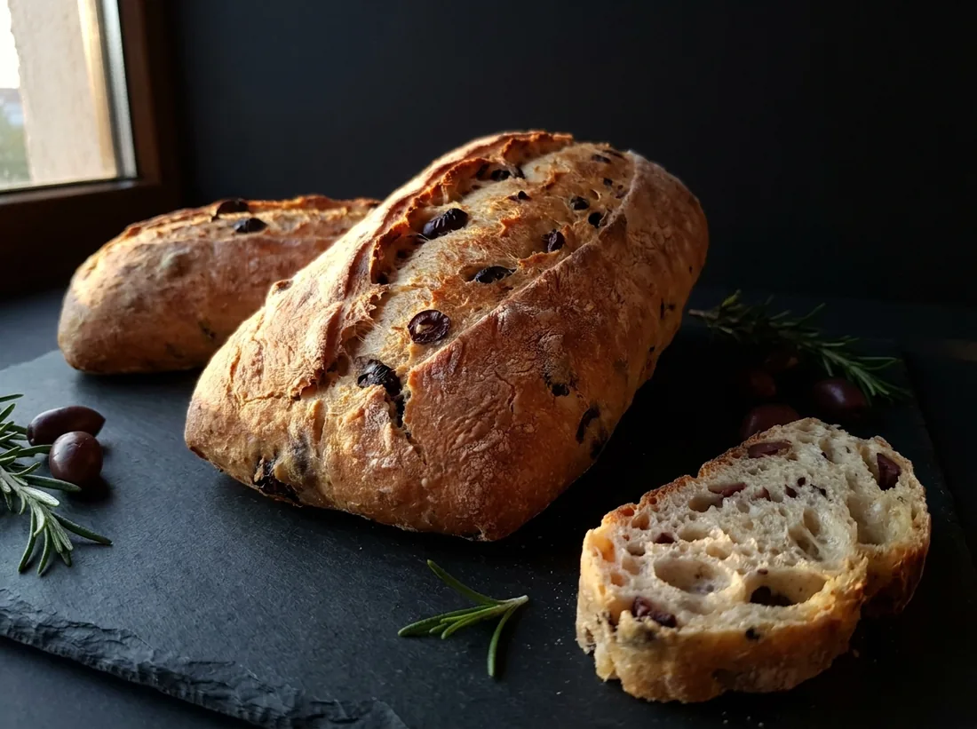 Ciabatta cu măsline Kalamata