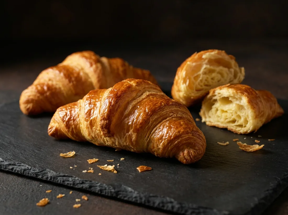 Croissant cu unt 18%