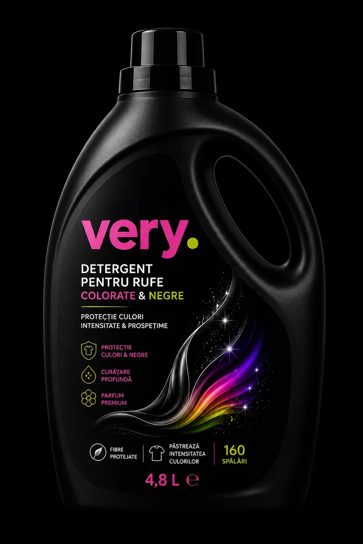 Detergent lichid · Color & negru